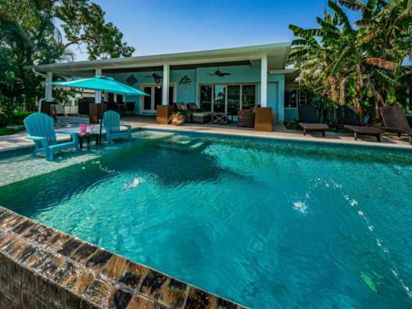Clearwater Beach Vacation Home Rentals Private Waterfront with Pool & Dock