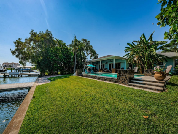 Clearwater Beach Vacation Home Rentals Private Waterfront with Pool & Dock