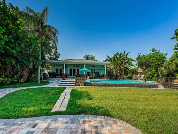 Clearwater Beach Vacation Home Rentals Private Waterfront with Pool & Dock