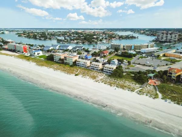 Treasure Island Beachfront Vacation Rental Florida Gulf Coast Oceanfront Home