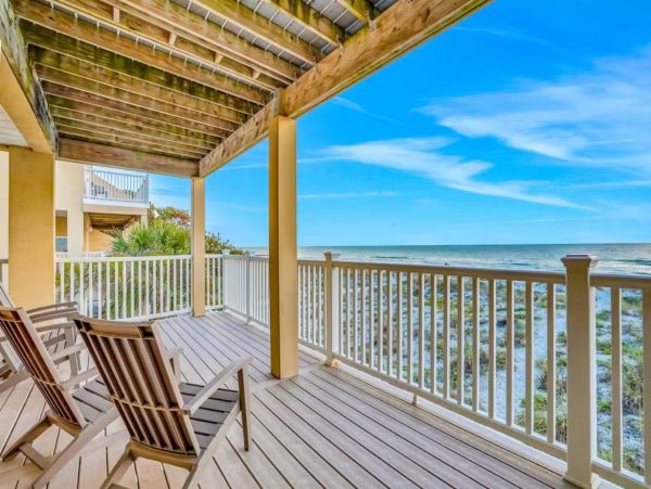 Treasure Island Beachfront Vacation Rental Florida Gulf Coast Oceanfront Home