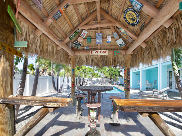 Fort Myers Beach 3-Bedroom Pool Home w/ Tiki Hut & Putting Green