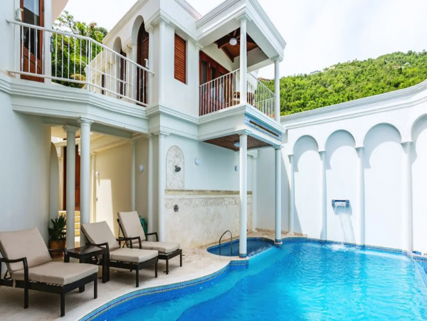 Tortola 6 Bedroom Rental Villa Private Pool Oceanfront
