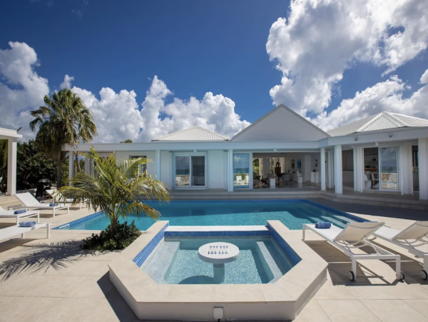 St. Martin Luxury Beach Villa with Pool