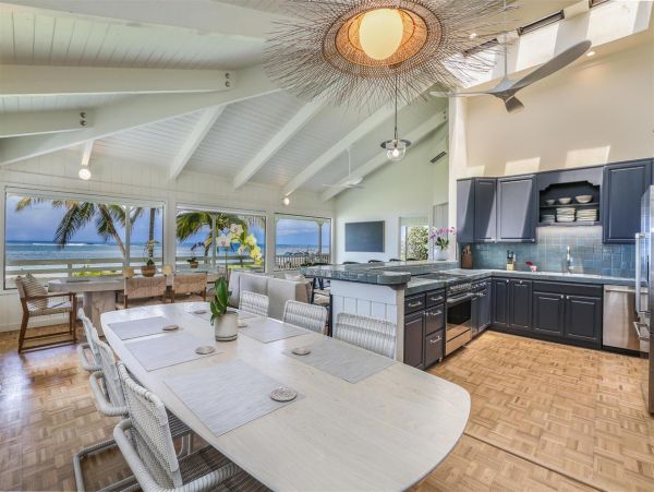 Ocean View Luxury Vacation Home in Anini Beach, Princeville