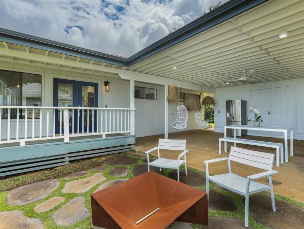 Ocean View Luxury Vacation Home in Anini Beach, Princeville