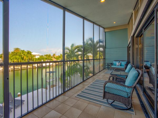 Two Bedroom Canal Front Duplex in Key Colony Beach