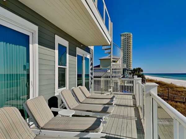 Panama City Beachfront 7 Bedroom House with Heated Pool
