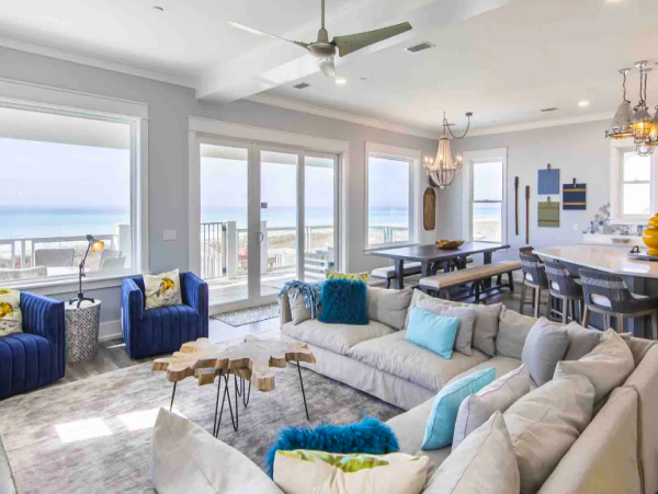 Panama City Beachfront 7 Bedroom House with Heated Pool