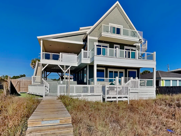 Panama City Beachfront 7 Bedroom House with Heated Pool