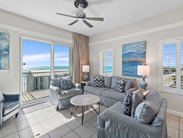 Luxury Gulf-Front Condo in Miramar Beach - Private Beach Access
