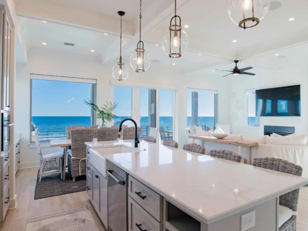 Gulf-Front Luxury Vacation Pool Home with Full Ocean Views