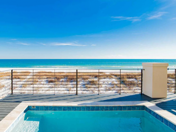 Gulf-Front Luxury Vacation Pool Home with Full Ocean Views