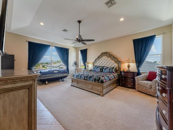 Canal Views Cape Coral Vacation Home Five Bedroom