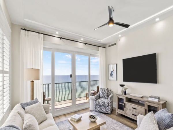 Blue Mountain Beach Vacation Rental  Luxury 30A Gulf Front Condo in Santa Rosa Beach