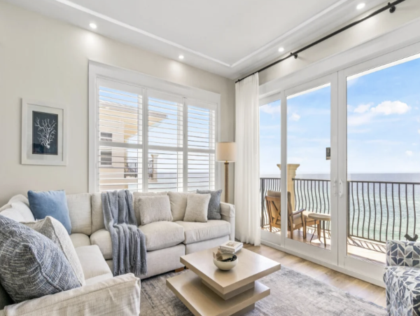 Blue Mountain Beach Vacation Rental  Luxury 30A Gulf Front Condo in Santa Rosa Beach