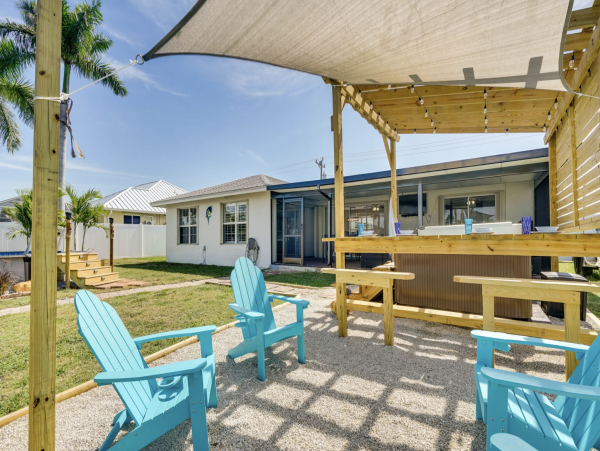 Cape Coral Water Front Home with Private Pool , Hot Tub & Boat Dock