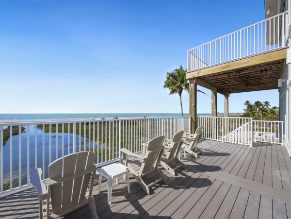 Spectacular Gulf Views Three Bedroom Home Right on Beach