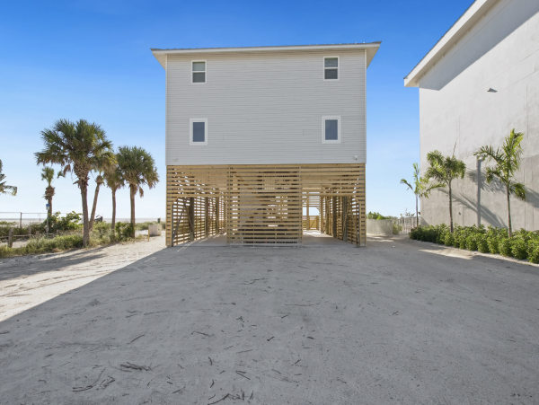 Spectacular Gulf Views Three Bedroom Home Right on Beach