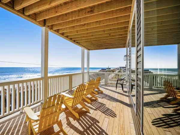 Surf City Vacation Rental with Pool & Panoramic Ocean Views