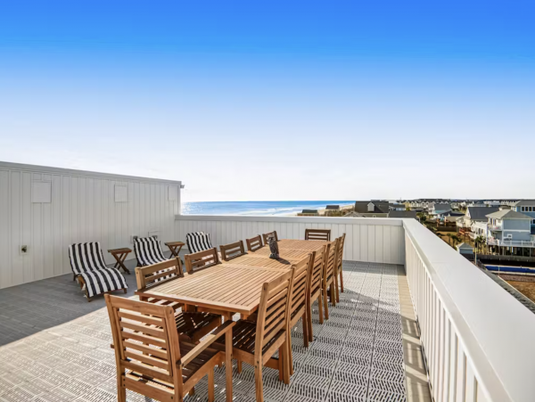 Surf City Vacation Rental with Pool & Panoramic Ocean Views