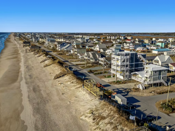 Surf City Vacation Rental with Pool & Panoramic Ocean Views