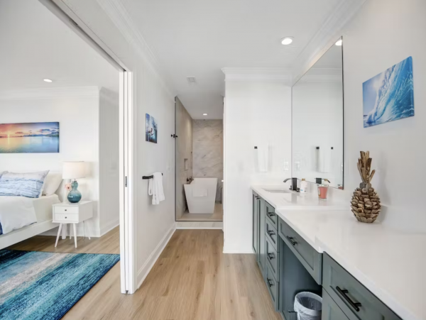 Surf City Vacation Rental with Pool & Panoramic Ocean Views