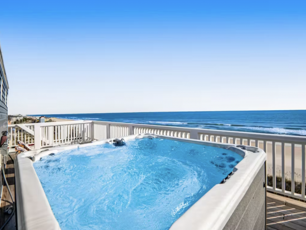 Surf City Vacation Rental with Pool & Panoramic Ocean Views