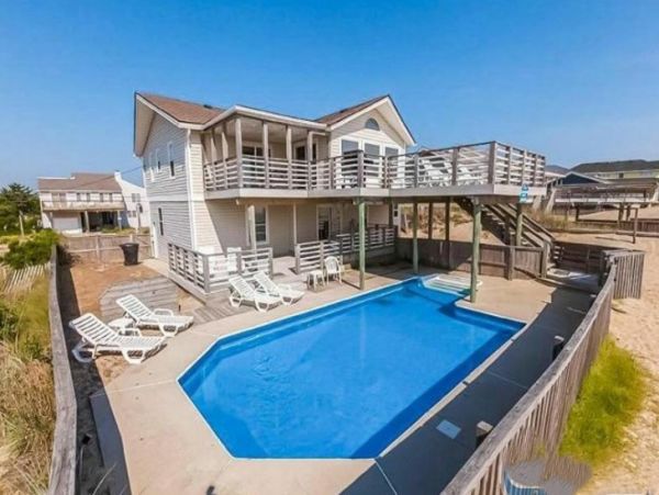 On Beach Virginia Beach Vacation Home Seven Bedroom