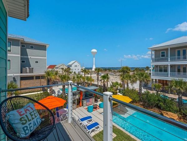 Walk to Beach Navarre Vacation Pool Home Four Bedroom