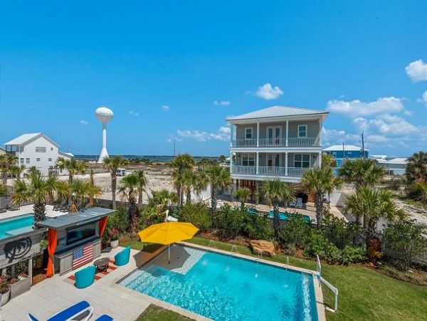 Walk to Beach Navarre Vacation Pool Home Four Bedroom