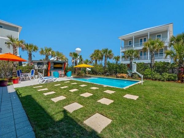 Walk to Beach Navarre Vacation Pool Home Four Bedroom