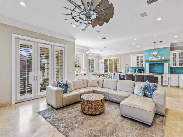 Incredible Luxury Home with Pool in a Gated Gulf Front Community