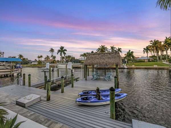 Cape Coral Waterfront Rental with Pool, Dock & Gulf Access