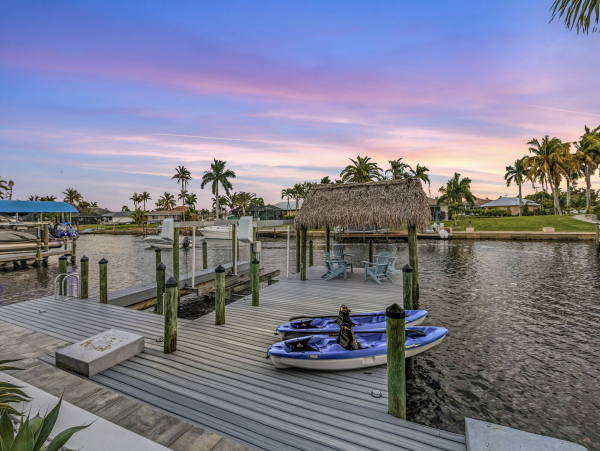 Cape Coral Waterfront Rental with Pool, Dock & Gulf Access