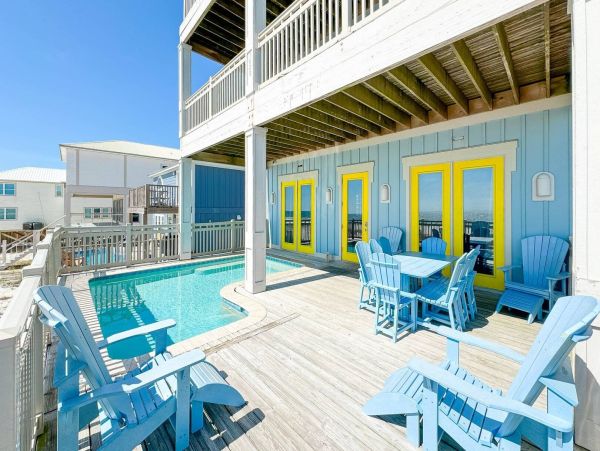Gulf Shores Beachfront Eight Bedroom Vacation Home