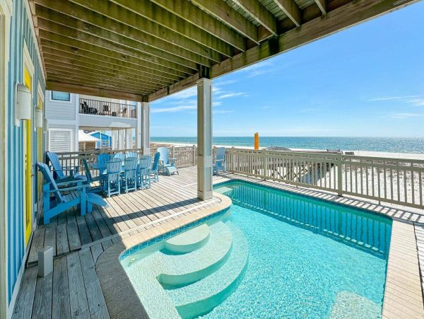 Gulf Shores Beachfront Eight Bedroom Vacation Home