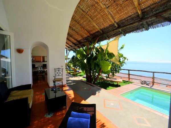 Ocean Views Praiano Vacation Pool Home Sleeps Six Guests