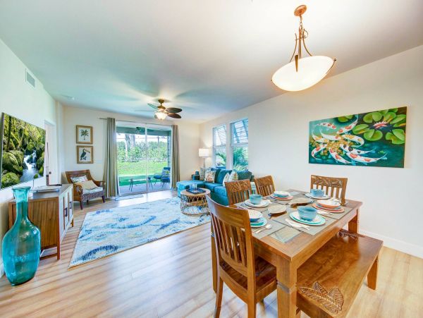 Garden Level Spacious Vacation Villa with 3 Bedrooms