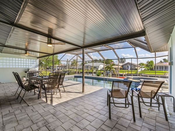Canalside Three Bedroom Rental Home in Cape Coral