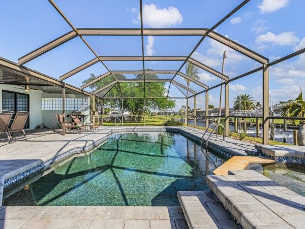 Canalside Three Bedroom Rental Home in Cape Coral