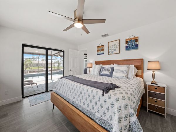 Canalside Three Bedroom Rental Home in Cape Coral