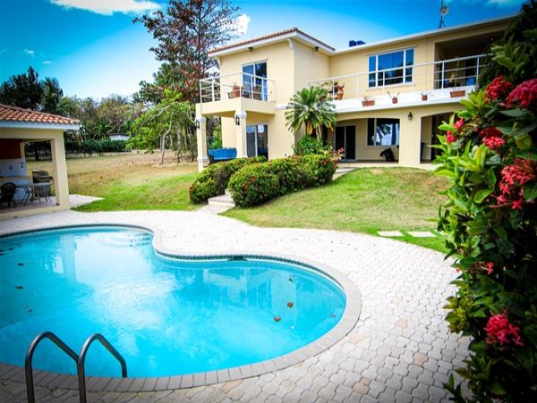 Steps to Beach Rincon Vacation Home Sleeps 17 Guests