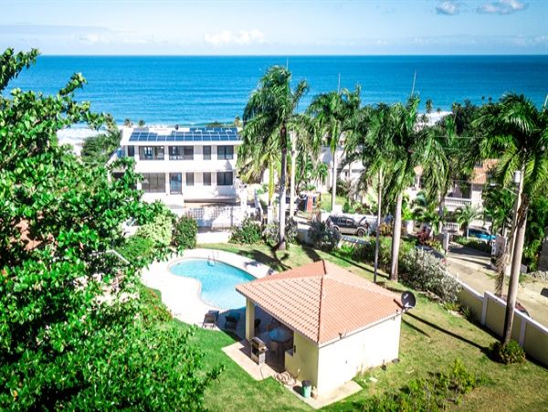 Steps to Beach Rincon Vacation Home Sleeps 17 Guests