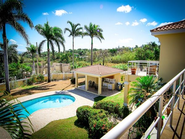 Steps to Beach Rincon Vacation Home Sleeps 17 Guests