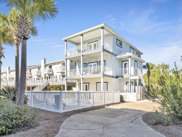 Seagrove Beach Six Bedroom Gulfside Vacation Rental Home