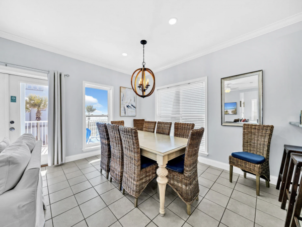 Seagrove Beach Six Bedroom Gulfside Vacation Rental Home