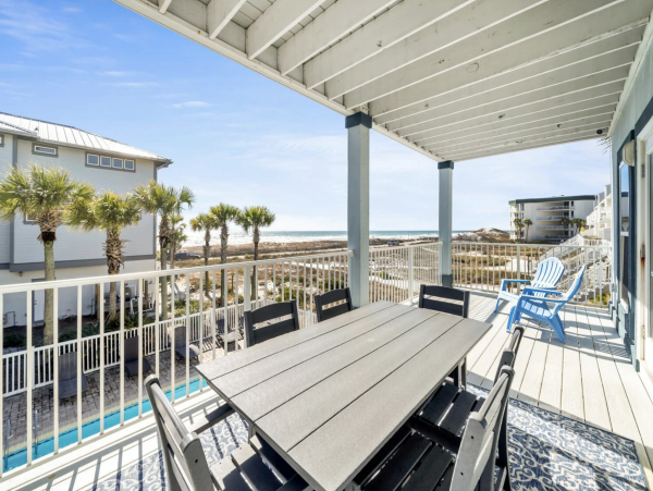 Seagrove Beach Six Bedroom Gulfside Vacation Rental Home