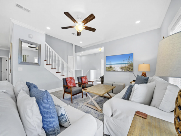 Seagrove Beach Six Bedroom Gulfside Vacation Rental Home