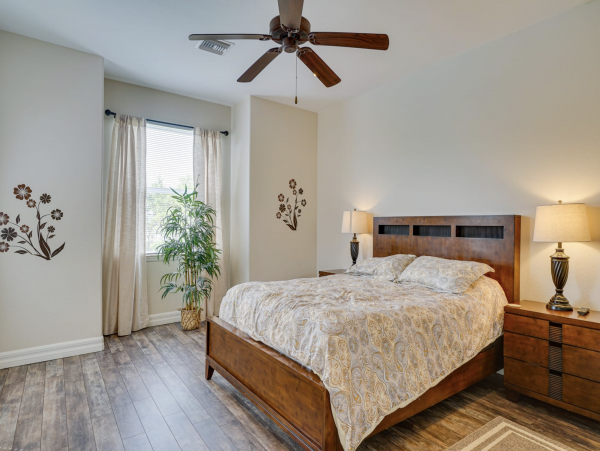 Cape Coral Spacious Four Bedroom Home with Caged Pool